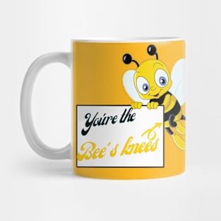 You're the bees knees funny bee yellow Mug